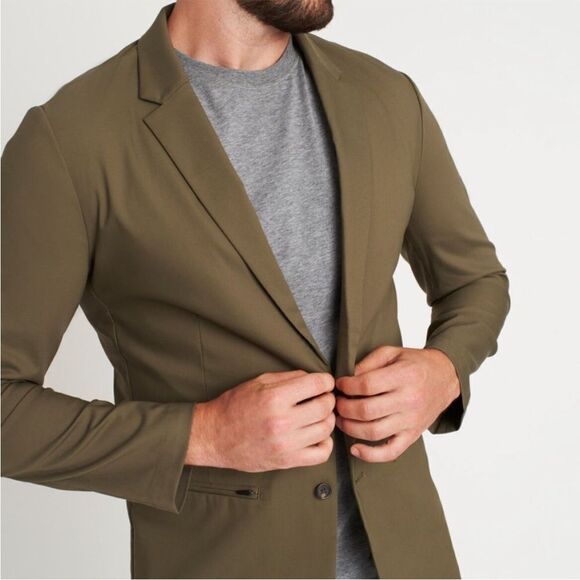 Kit and Ace Other - Kit & Ace Commute Navigator Collection Green Zipped Pockets Blazer Jacket
